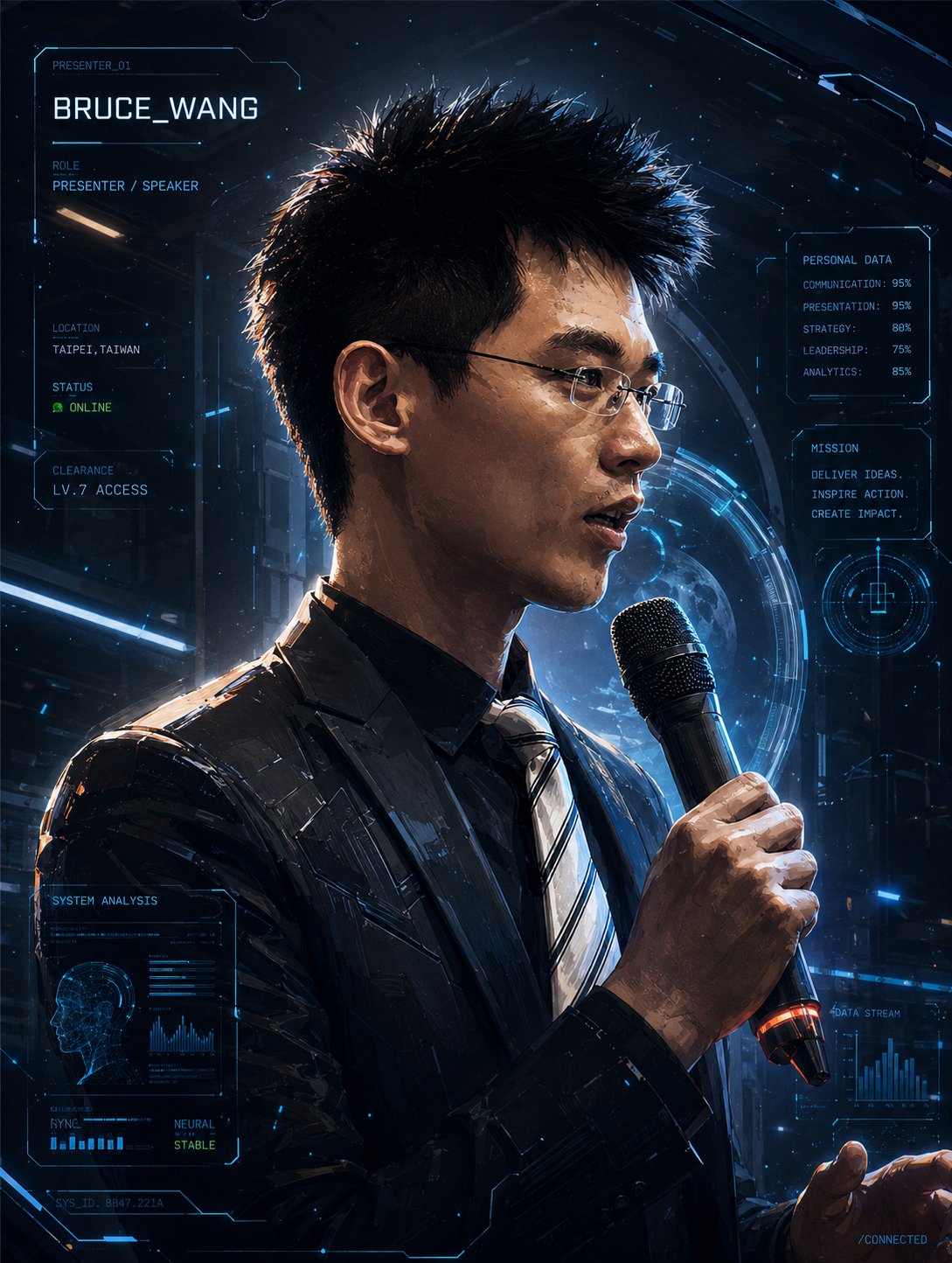 布魯斯 Bruce — AI 一人公司系統教學講師